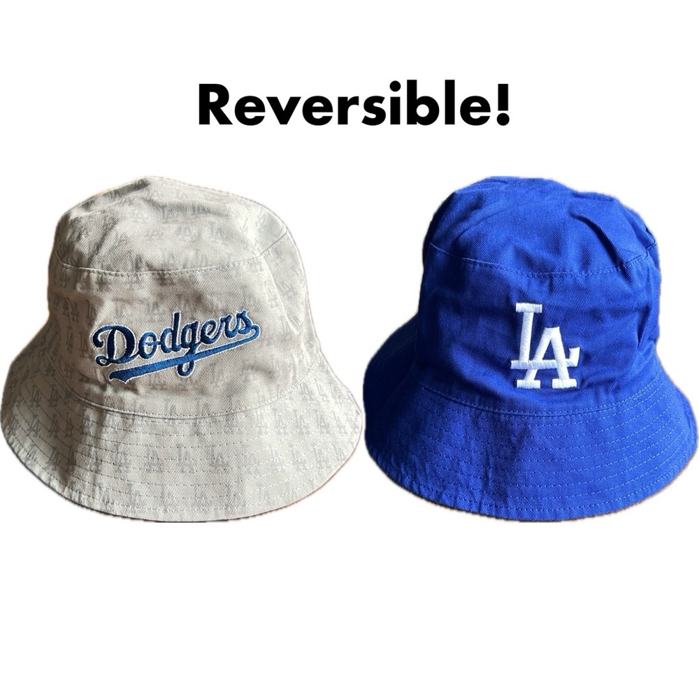 Reversible Dodgers Bucket Hat